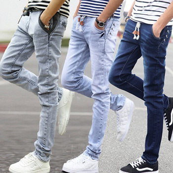 Qoo10 - Teen Spring 14-15-16-17-18 year-old boy jeans male middle school  stude : Men's Clothing