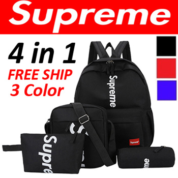 Qoo10 - [Supreme] Special Promotion item 4 in 1 set / Backpack