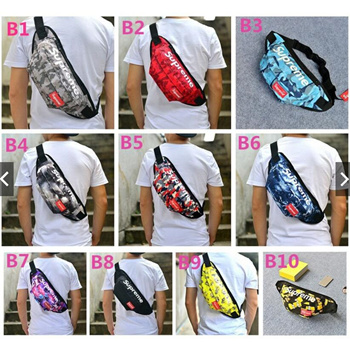 Qoo10 Supreme Women Men Korean Fashion Waist Bag Casual Cross