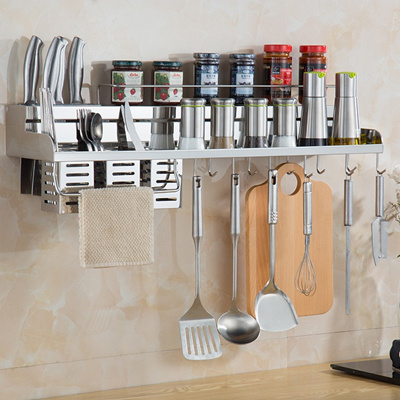 Qoo10 Sus304 Stainless Steel Cabernet Kitchen Spice Rack Kitchen