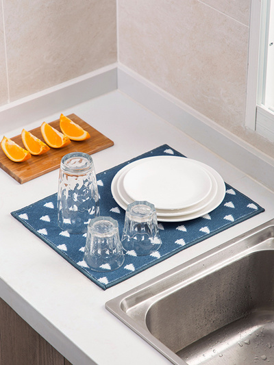 Qoo10 Tableware Coral Velvet Kitchen Countertops Absorbent