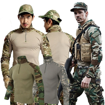 Qoo10 - Tactical Camouflage Military Uniform Clothes Suit Men US