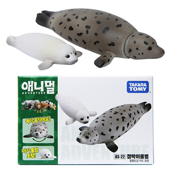 Qoo10 - Takara Tomy ANIA AS-22 Animal Spotted Seal Action Figure Toy 2pcs :  Toys