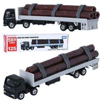 tomica isuzu giga wood transporter