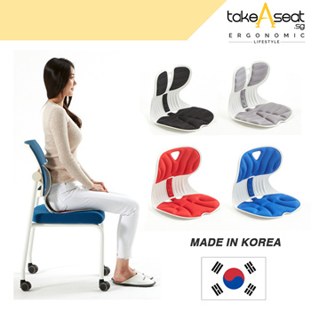 Working from home but without a proper work station? The Combi posture  corrector chair helps correct your postures and allow you to maintain a  good, By TakeAseat.sg