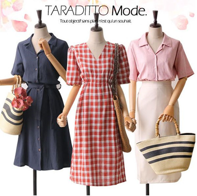 Qoo10 - 19 S/S NEW #OOTD Korea Linen Fashion Style /Dress ...