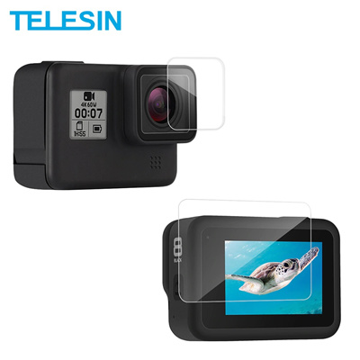 Qoo10 Telesin Lens Screen Protector Tempered Glass Gopro Hero