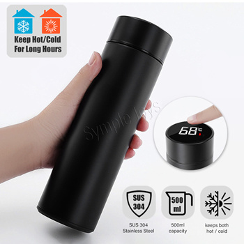 Buy Wholesale China Led Temperature Display Stainless Steel Water Bottle  Smart Water Bottle Digital Display Vacuum Flask & Smart Water Bottle  Digital Display Vacuum Flask at USD 3.2