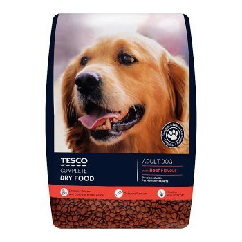 Tesco complete dog clearance food