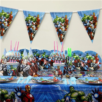  Qoo10  The Avengers Superhero Theme Party  Decorations  For 