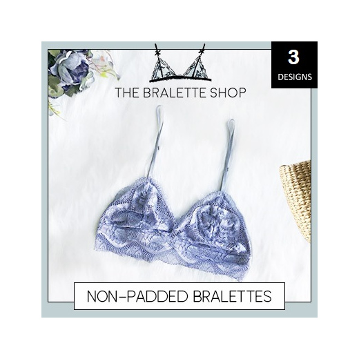 cheap padded bralettes