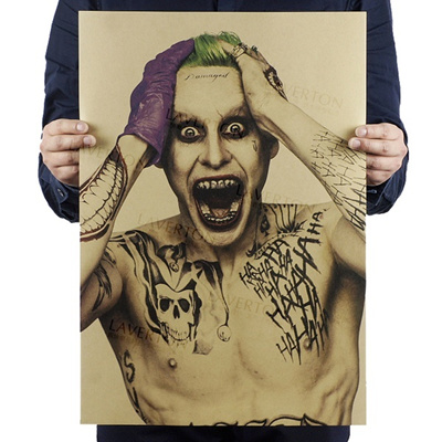 The Joker Dc Characters Jared Leto Posterwallpaperhome Bar Wall Decor 5135cm20 138