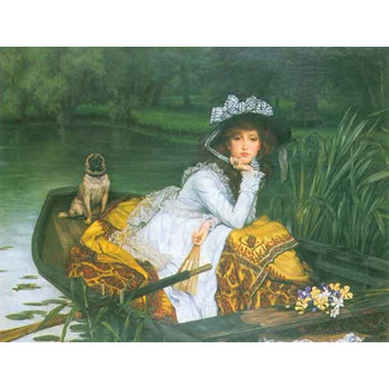 Qoo10 The Museum Outlet A Young Woman in a Boat by Tissot