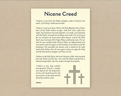 Qoo10 - The Nicene Creed Prayer Cards (50 Cards) : Stationery & Supplies