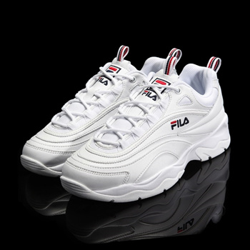 Qoo10 TIME SALE FILA RAY sneakers FS1SIA1160X Womens Shoes White Co. Shoes