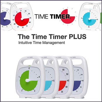 Time Timer Plus , 60 Minute, White