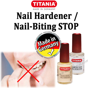 Qoo10 - [TITANIA] Nail Biting Stop / Nail Hardener 10ml - Nail Varnish/  Preven : Body / Nail Care