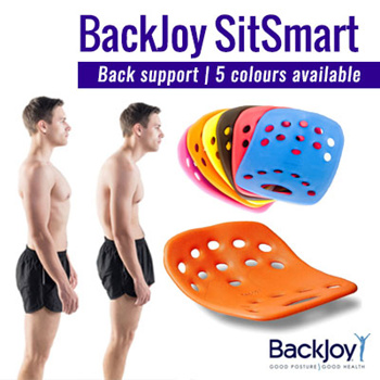 Backjoy Sitsmart Posture Plus Red Back Support 