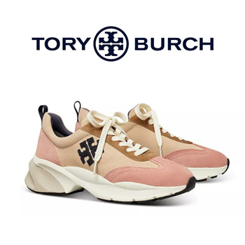 Qoo10 - Tory Burch Good Luck Trainer Sneakers Pink Moon 85463 200 : Women's  Shoes