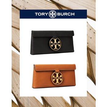 tory burch miller metal clutch