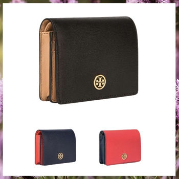 Qoo10 - TORY BURCH PARKER FOLDABLE MINI WALLET 36986☆100% AUTHENTIC☆ : Bag  & Wallet