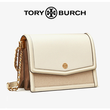 Tory Burch, Bags, Tory Burch Ella Printed Nylon Mini Tote Bag Crossbody  Bag French Cream Flower