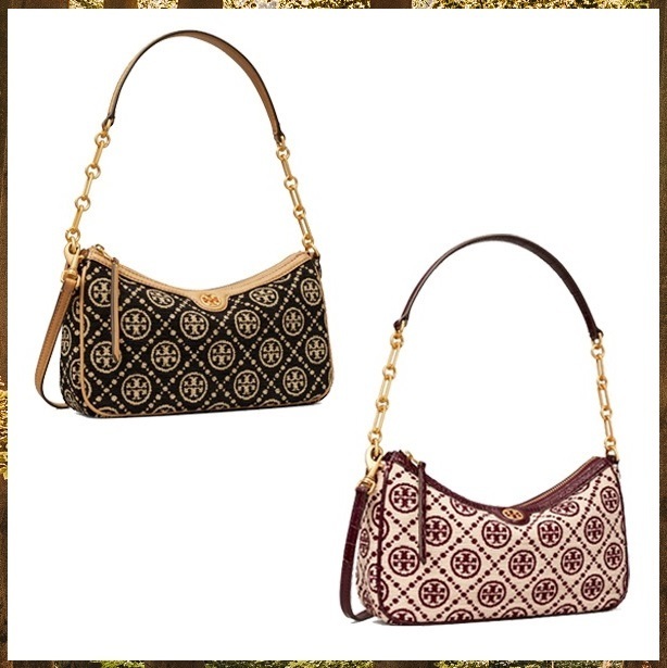 T Monogram Chenille Studio Bag: Women's Handbags