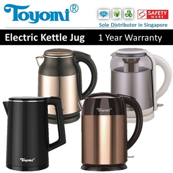 Toyomi 1.5L Stainless Steel Cordless Kettle WK 1633