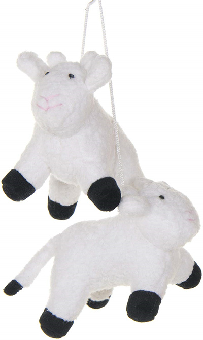 Qoo10 Toys 2 Pack Of White Sheep Crib Mobile Attachments