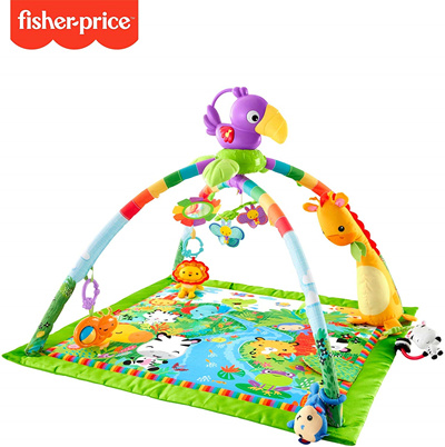 Qoo10 Toys Fisher Price Rainforest Music Lights Deluxe Gym