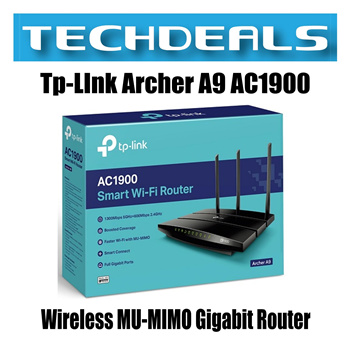 Routeur WiFi intelligent TP-Link AC1900 (Archer A9)