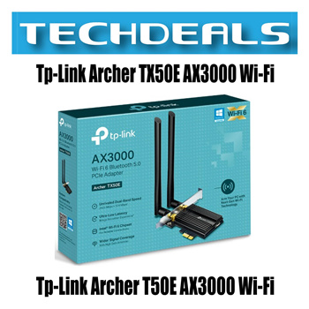 Archer TX50E, AX3000 Wi-Fi 6 Bluetooth 5.2 PCIe Adapter