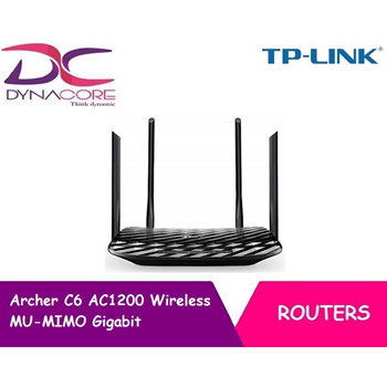 Qoo10 - DYNACORE - TP-Link Archer C6 AC1200 Wireless MU-MIMO Gigabit Router  : Computer & Games