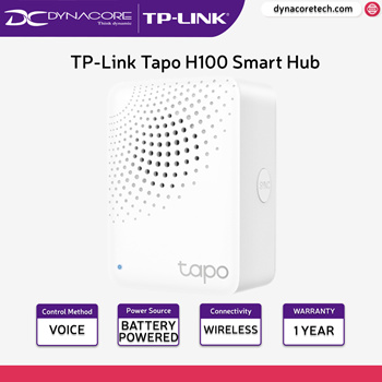 DYNACORE - TP-Link Tapo H100 Smart Hub with Chime Work with Tapo Smart  Switch Button and Sensor