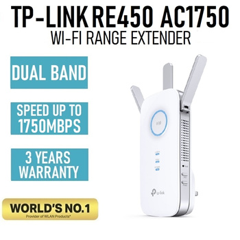 RE450, AC1750 Wi-Fi Range Extender