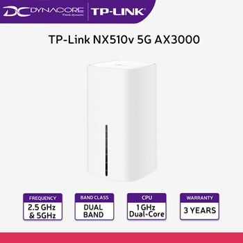 NX620v, 5G AX3600 Wi-Fi 6 Telephony Router