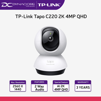 TP-Link Tapo C225 4MP 2K Smart Pan / Tilt 360 Indoor Secuirty Camera