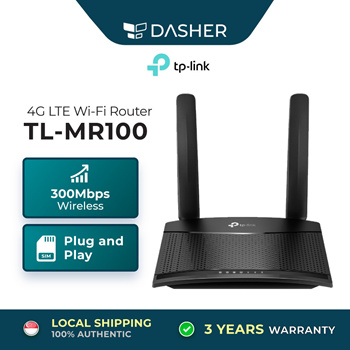  TP-Link TL-MR100 300Mb Wireless N 4G LTE WiFi Router with SIM  Slot TPLink : Electronics