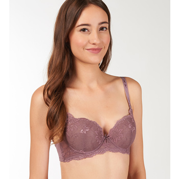 Qoo10 - Triumph Fashion Wired Non-Push Up Bra Brown 10079870 6236 : Lingerie  & Sleepwear