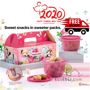 Qoo10 - FREE DELIVERY! FREE SCOOP! Tupperware CNY 2020 Cookies Gift Set  Chines : Kitchen & Dining