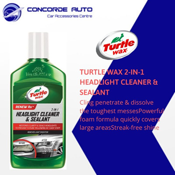 TURTLE WAX 2-IN-1 HEADLIGHT CLEANER & SEALANT 