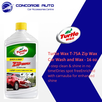  Turtle Wax T-75A Zip Wax Car Wash and Wax - 16 oz. : Automotive