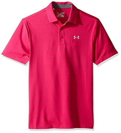 under armour tropic pink polo