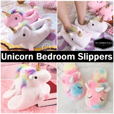 Unicorn Bedroom Slippers Adult Size Valentines Day Birthday Gift Idea Local Instock