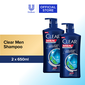 Qoo10 - [Bundle of 2] Clear Men Anti-Dandruff Shampoo 650ml : Hair