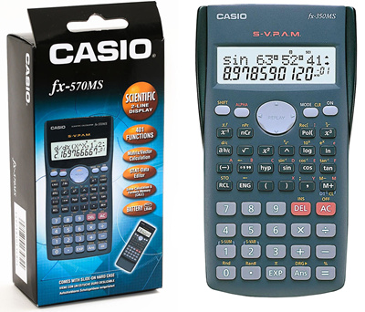 Unique Labcasio Fx350ms Scientific Calculator 240 Functions Casio Fx 350ms Scientific Calculator Fx350ms Genuine And Original Packing - 