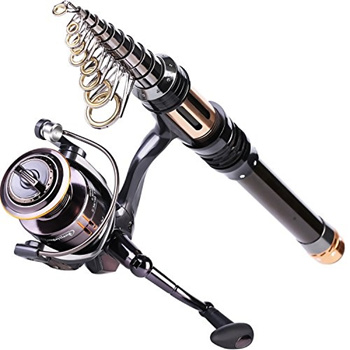 Qoo10 - [USA] Sougayilang Mini Spinning Fishing Rod and Reel Combos  Portable P : Sports Equipment