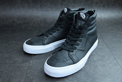 vans premium leather sk8-hi reissue zip