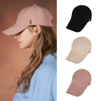 Qoo10 - [VARZAR] Rose Gold Stud Overfit Ball Cap : Fashion Accessories