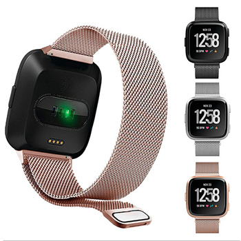 Fitbit versa metal strap new arrivals